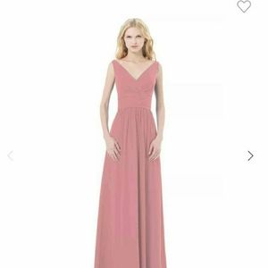 Bill Levkoff dress, style 498, coral pink, size 22.